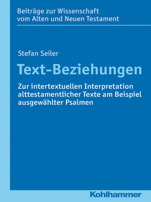 cover image of Text-Beziehungen